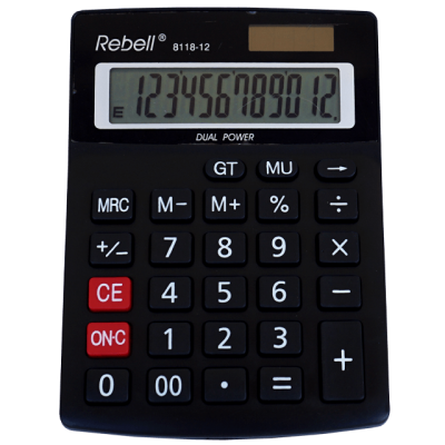 Calculator Birou REBELL 8118-12